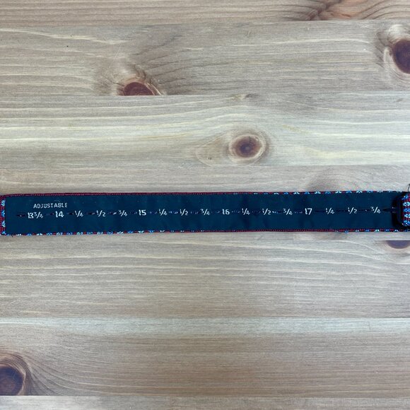 Brooks Brothers 346 Mens Silk Bowtie Red Blue Floral Adjustable Designer USA - Picture 5 of 5